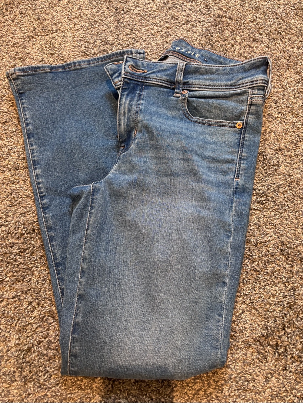 American Eagle Outfitters Women's Light Blue Bootcut Jeans